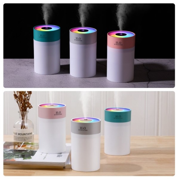 Lysende Fugter Husholdnings Skrivebord Lille Vand Supplement Spray Luft Befugtning Usb Bil Bærbar Nat Lys