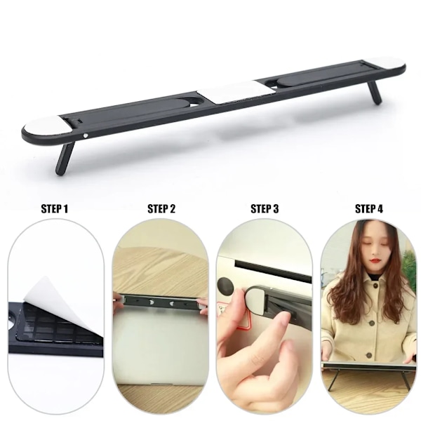 Laptop Riser Ställ för Macbook Pro 13 15 Air Lenovo Samsung Notebook Kylning Pad Osynlig Bärbar dator Fäste Stativ