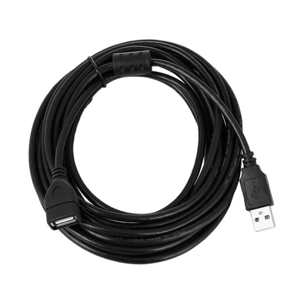5M USB 2.0 A Hann til A Hunn Data Sync lader Forlengelse kabel ledning