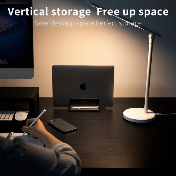 Plast Lodret Laptop Stativ Holder Justerbar Desktop Notebook Dock computer stander