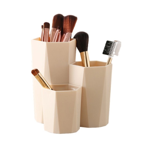 Desktop Arrangør Omklædning Bord Badeværelse Opbevaring Øjenbryn Blyant Makeup Arrangør Holder