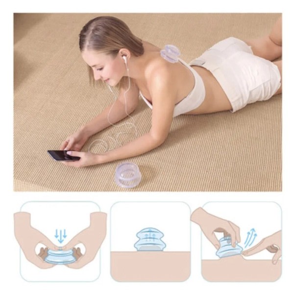 4 stykker  Silicone Massage Kopper Vakuum Sugekop Anti Cellulite Krukke Ansigts Krop Cupping Massage til Krop Afgiftning
