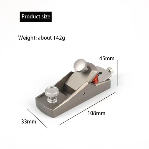 Trebearbeiding Høvler Mini Hånd Høvler Aluminium legering Europeisk Flat Plan Bunn Kant Tre Trimming Plan