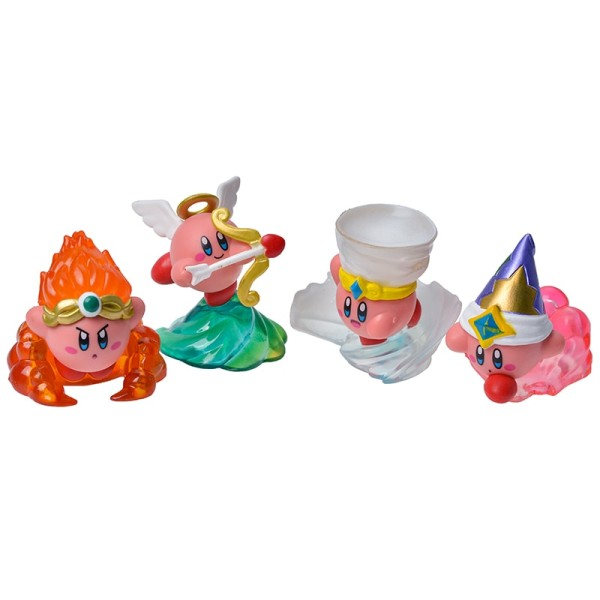 4 bitar Set Anime Spel Kirby Mini Figurer Kawaii Tecknad film Rosa Kirby Action Figur Dockor Leksaker