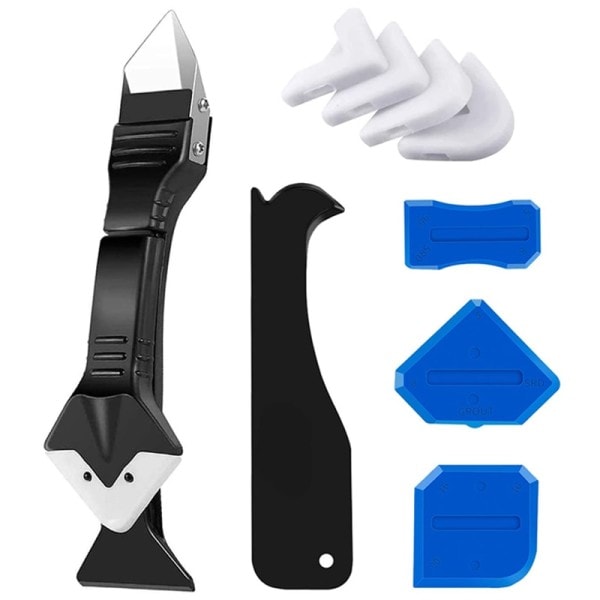 Silikon borttagare tätningsmedel slät skrapa tätning finisher injektering kit verktyg golv form borttagning hand verktyg set