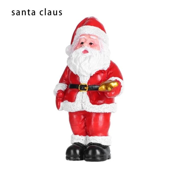 Joulu Pienoiskuvat Figuurit Joulu Kuusi Joulupukki Lumiukkoja Karhu Mikro Maisema nukkekoti