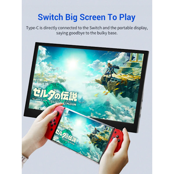 11,6 tum bärbar skärm 1366X768 lcd skärm TFT spel skärm