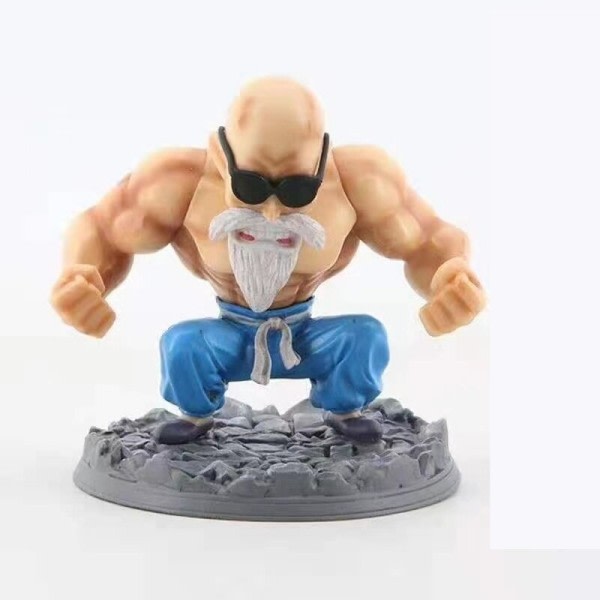 Dragon Ball Z Action Figur Muscle Kame Sen DBZ PVC  Anime Figurine Boxed Master Roshi Collection Figura Leker