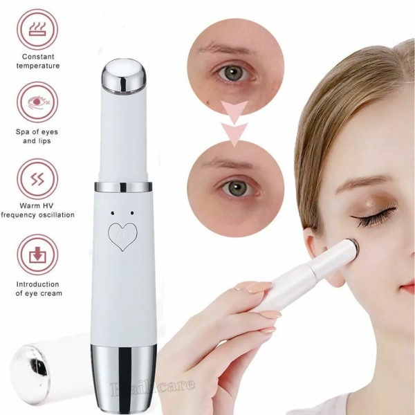 Øjne Ansigtsbehandling Massager Pen USB Opvarmning Eliminér Øjen Tasker Puffy Mørk Cirkel Anti-aldring rynke løftning ansigtsbehandling øjen hudpleje