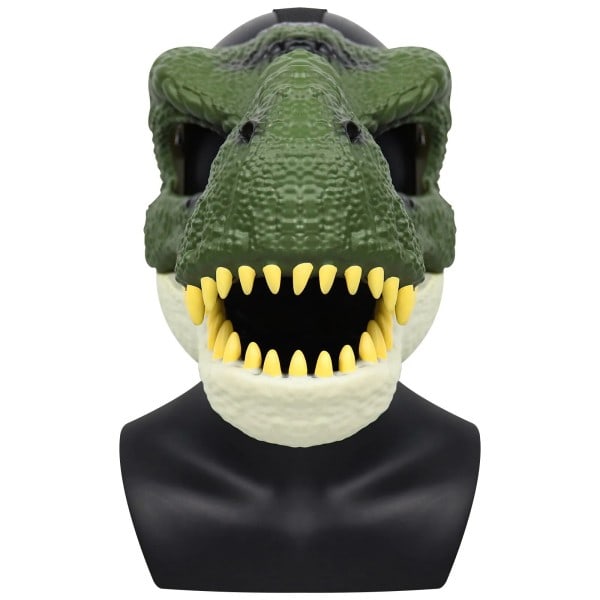 3D Dinosaurie Mask Lifelike Raptor Dino Moving Jaw Dinosaur Mask