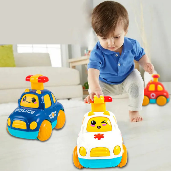 Vauvan lelu autot 1 2 3 vuoden s poika lahja press and Go sarjakuva kuorma-auto koulutuslelut
