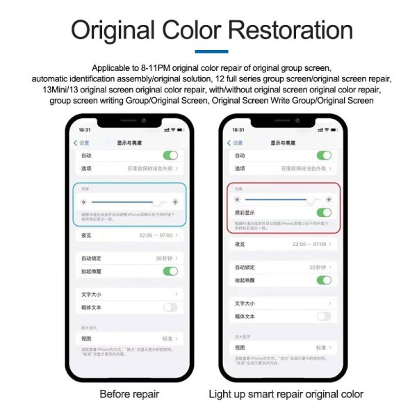 True Tone Recovery Programmer for IPhone Original Copy Screen Restoration Tools