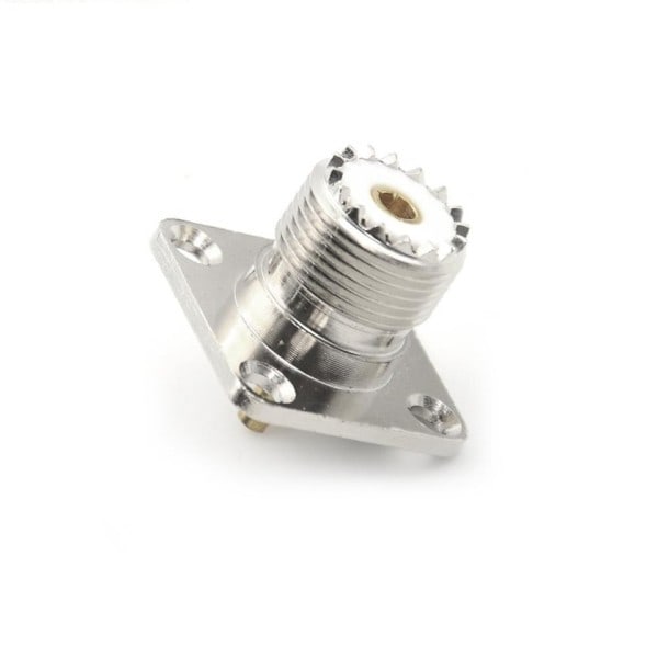 10X hona SO-239 Jack Square Shape Solder Cup Coax Connector
