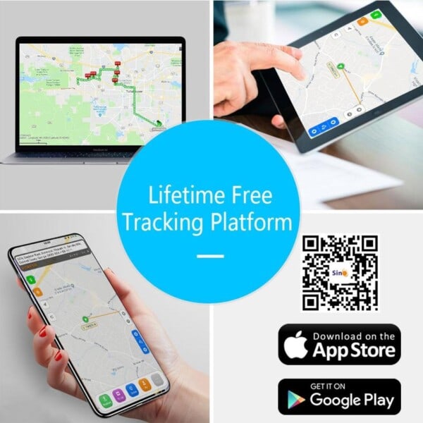 Vattentät GPS Tracker Fordon Spår Locator