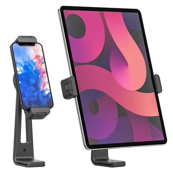 ST-20 Rotation Tablet Telefon Monter Horisontalt og lodret Universal Tablet Stand Clamp Holder