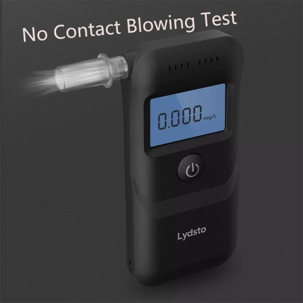 Alkohol Tester Handhållen Digital Aldanalysator LCD Display Portabel Mini Mätare Bläsare Tester Detektor