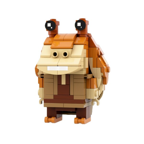 Space Wars Jar Jar BrickHeadz Building Block Kit DIY Film Karakter Handling Figur