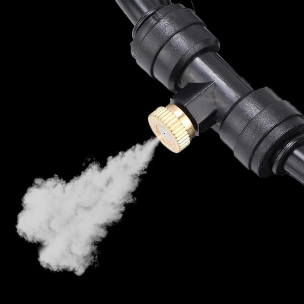 10 stykker Forstøver dyse 3/16" Tåke Spray Kjøling Vann System Tilbehør Hage Forstøver Dugg Sprayer 0,3mm (Copy)