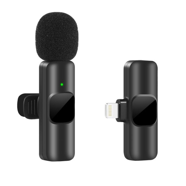 Langaton Lavalier mikrofoni kannettava ääni video tallennus mini mikrofoni iPhonelle Android live lähetys pelaaminen puhelin mikrofoni