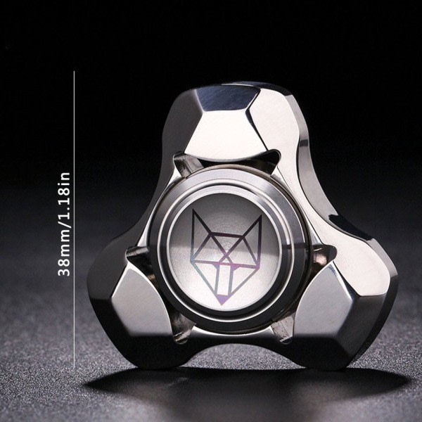 Rustfritt stål Hånd Spinner Fidget Silent Bearing Sink Legering Metal Ball Mute Edc Leker