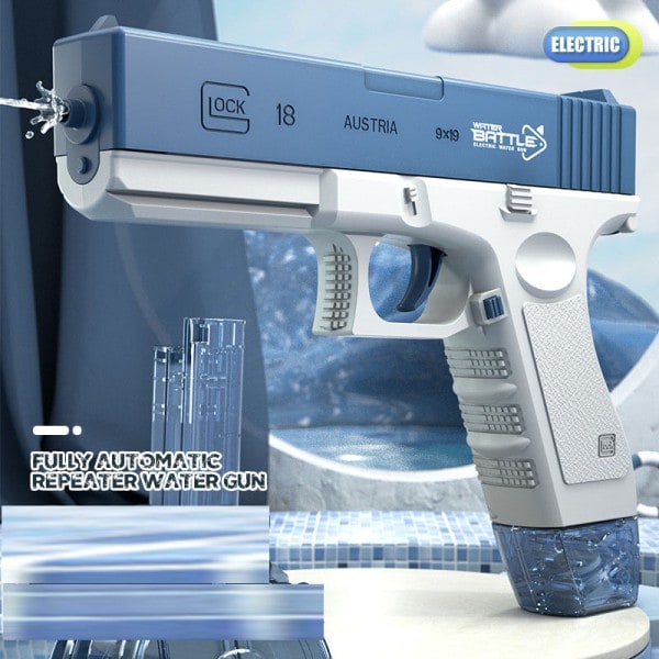 Elektrisk Glock Pistol Skytte Leksaks Hel Automatisk Sommar Strand leksak