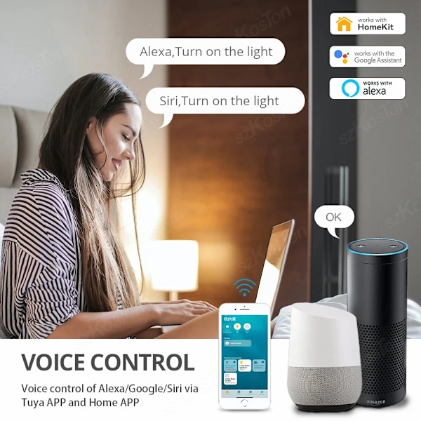Zigbee 3.0 Gateway Hub Fungerer med Homekit Tuya Smart Home