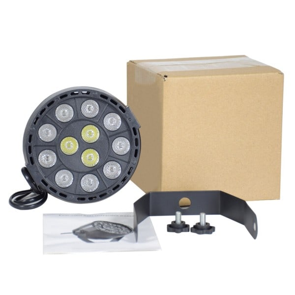Mini Disco Light 12X3W Led Par Rgbw Dmx Lyre Wash Party Stage Lighting Effect Stroboscope Beam