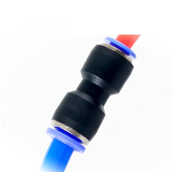 Plast stik PU PG 4mm 6mm til 8mm 10mm Luft vand Slange Rør Push-in Lige Gas Quick Connectors