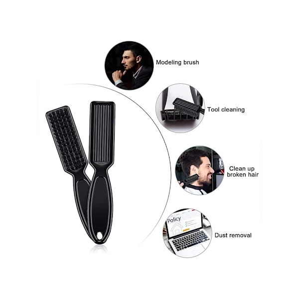 Laadukas Kaula Duster Brush Setit Miesten Duster Face Duster Tool Parta Miesten Hiukset Hiukset Pyöreä Kampaamo Kaula harja