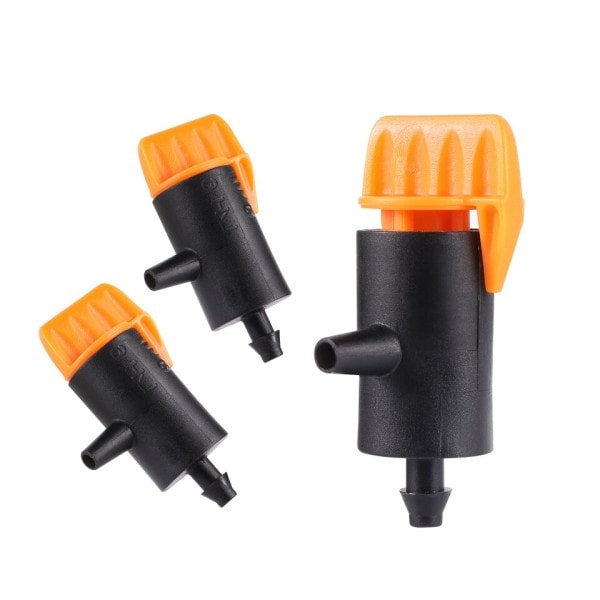 Säädettävä kastelu tiput sadetin 4mm emitteri tiputus mikro tippaus kastelu sprinklerit