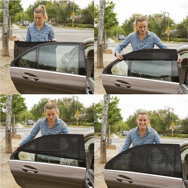 4 osaa auto aurinko varjostin verkko maastoauto ikkuna UV suoja verho kansi auto kannet etu taka sivu autot