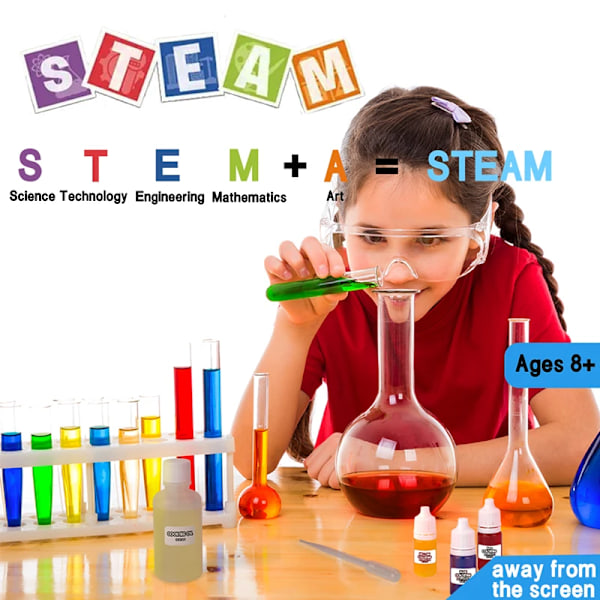 Tiede & kemia lelut pakkaus STEM laboratorio kokeet opetus pelit kuuma myynti teitse lapsi koulutus lelu