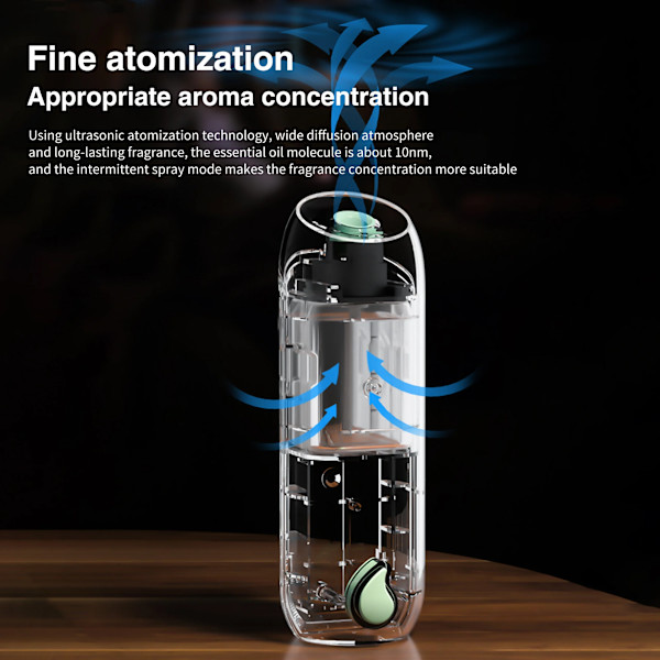 100m³ Essential Olie Diffuser 45ML 3 Modes Aroma Diffuser