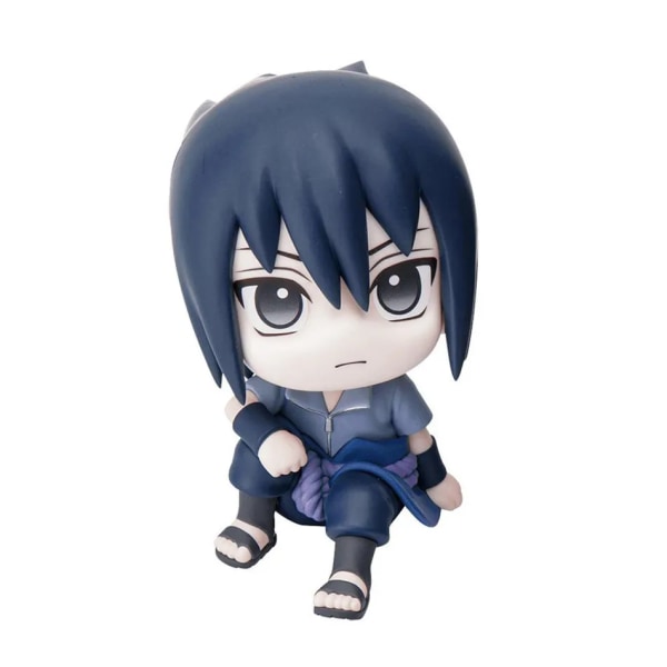Anime Figur Uzumaki Naruto Kakashi Uchiha Sasuke Itachi Cute Legetøj Q Figurals Action Figurine Model