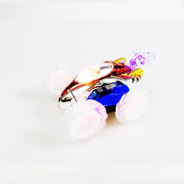 Stunt Bil Monster Lastbil Radio Elektrisk Dans Drift Modell Roterande Hjul Fordon Motor