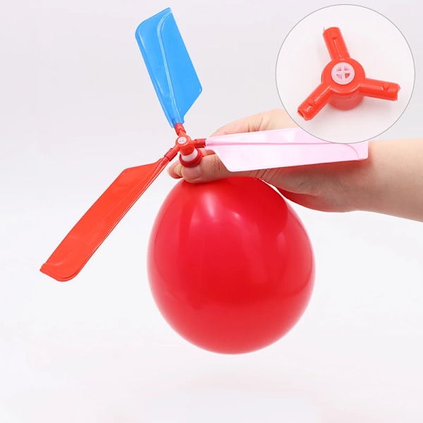 Helikopter ballong bärbar utomhus lek flyg ballong leksak