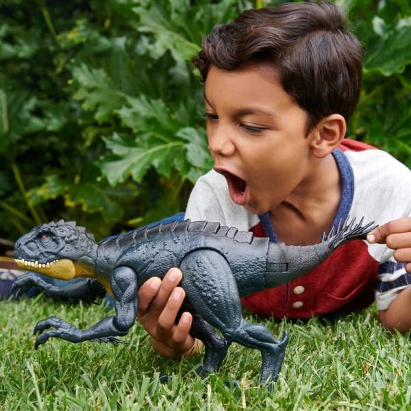 Jurassic World Slash ‘N Slag Skorpioner Rex Action Lyd Dinosaur Figur Camp Kridt Elektronisk Legetøj