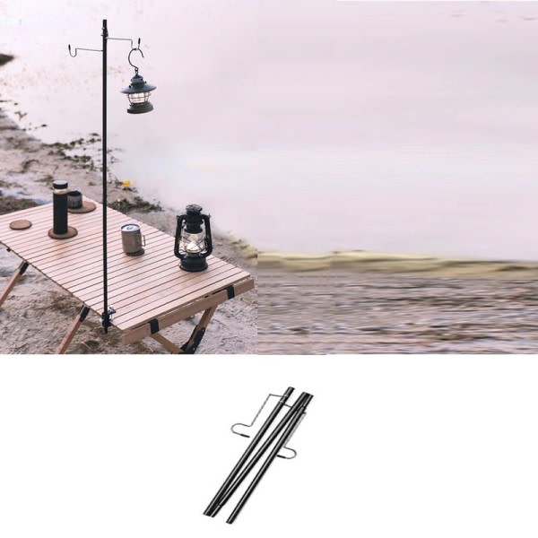 Udendørs Camping Vandreture Aluminium Legering Foldbar Lampe Søjle