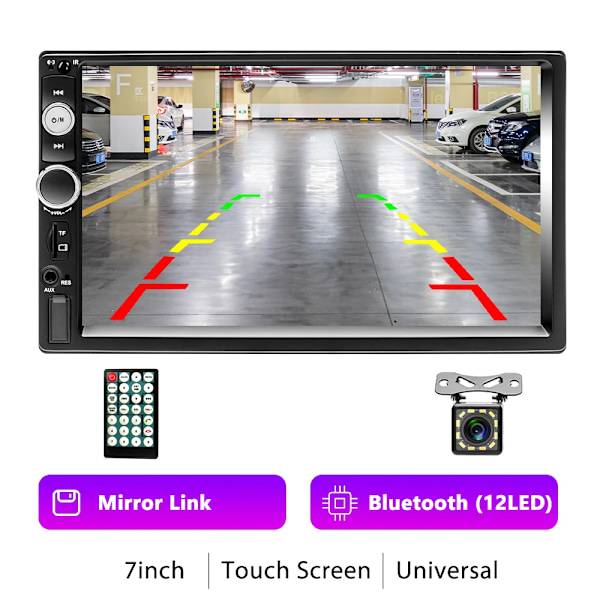2 din auto radio 7" HD autoradio multimedia soitin
