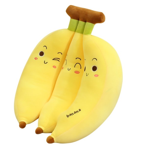 45 cm Kreativ Tegnefilm Banan Plys Pude Kawaii Sofa Pude Baby Legetøj