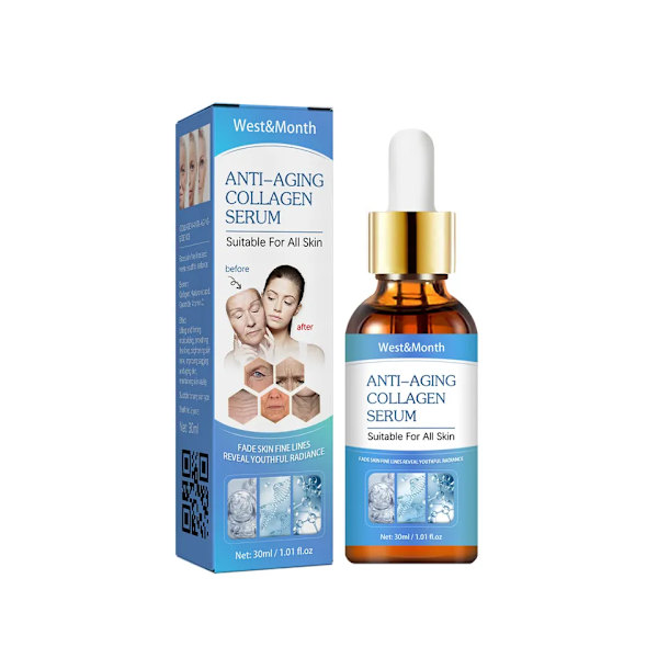 Kollagen Snabb rynkor Ansikte Serum Lifting Firm Fade Remover Fine Lines Anti-Aging Essence