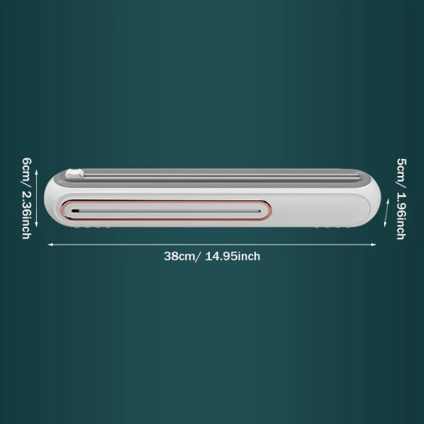Magnetisk Genopfyldelig Plast Wrap Dispenser Med Cutter Tin Aluminium Folie Dispenser Cutter Dispenser Køkken Værktøj