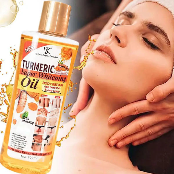 Gurkemeje æterisk olie ansigtsbehandling kropsmassage olie 200 ml