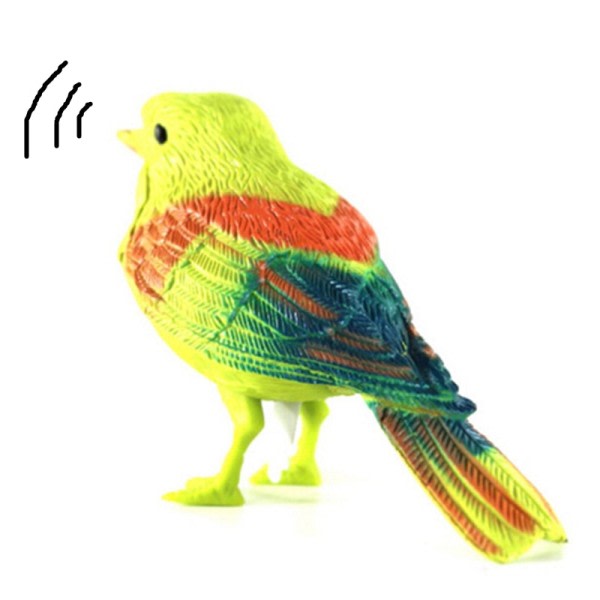 Stemme Kontrol Musik Fugle Legetøj Simulering Nød Syng Sang Fugl Legetøj Dukke