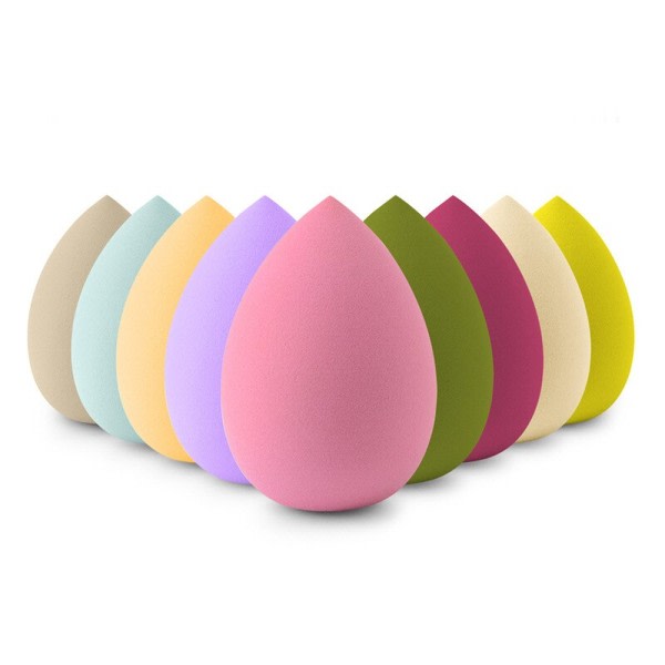 7 PCS Kosmetik Ägg Smeta Smink Super Mjuk Puff Set Päronformad Verktyg svamp