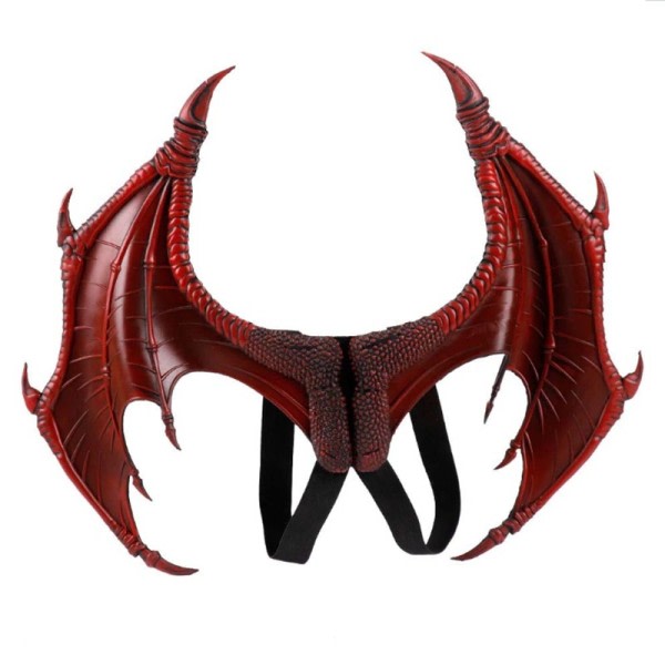 Halloween Mardi Gras Karneval Børn Børn Kostume Devil Cosplay Dragon Wings