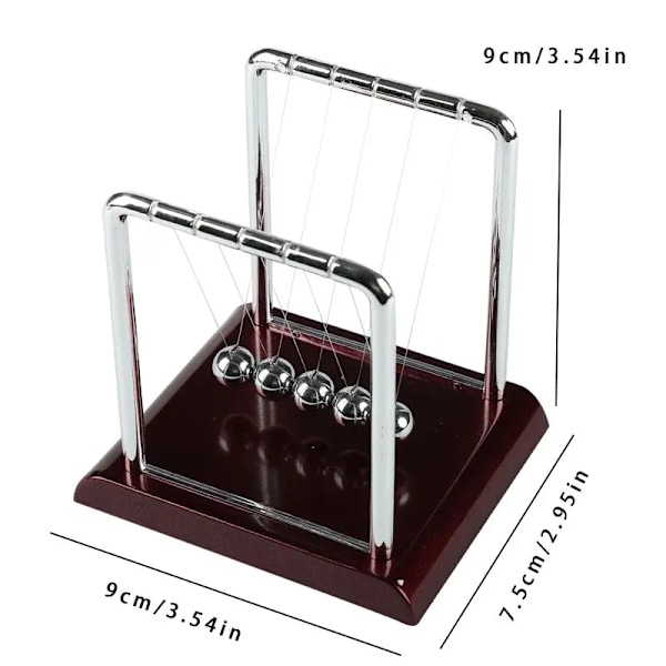 Newton Cradle Balance teräs pallot koulu opetus tarvikkeet fysiikka tiede heiluri pöytä lelu lahjat koti sisustus