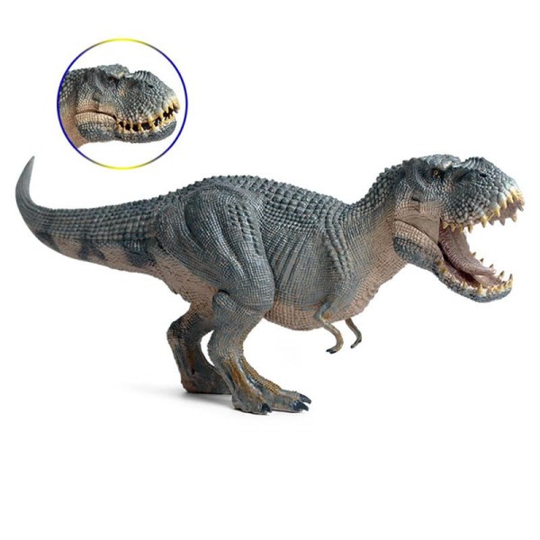 Tyrannosaurus Rex Figur Jurassic Verdens konge konger dinosaurer model med bevægelig mund realistisk dinosaur
