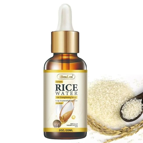 Ris vand hår vækst styrkende hår serum hår pleje essens voks længere stærkere sundere
