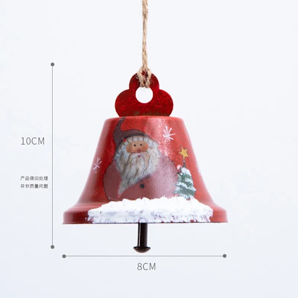 Jul Klocka Jul Dekorativt Hänge Kreativt Xmas Hänge Linje Rep docka